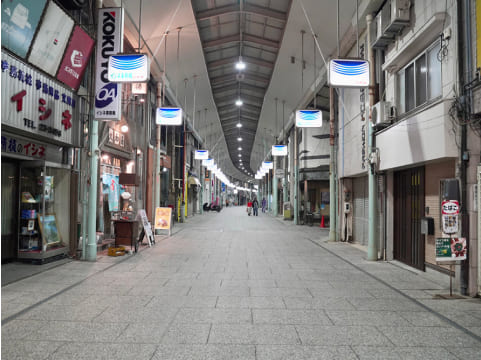 写真:アーケード商店街